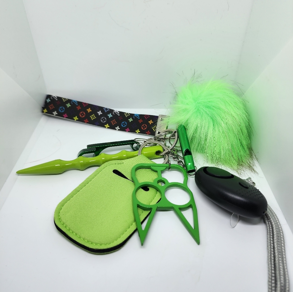 Defense Keychain  Green #1
